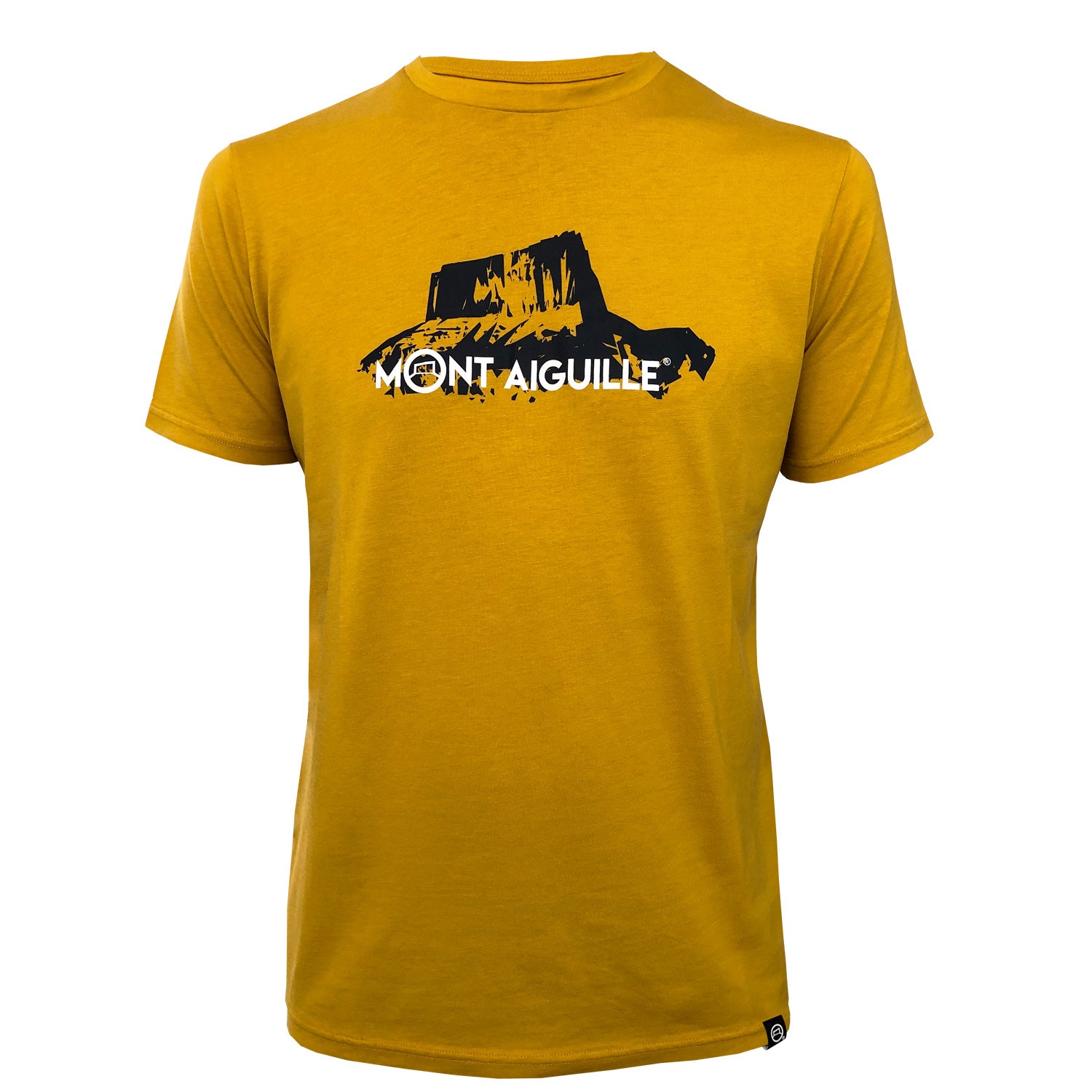 MONT AIGUILLE® - Tee-Shirt Homme, Lyocell et Coton Bio, Pépite d'Or